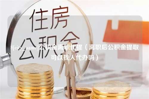 永兴公积金离职代提（离职后公积金提取可以找人代办吗）